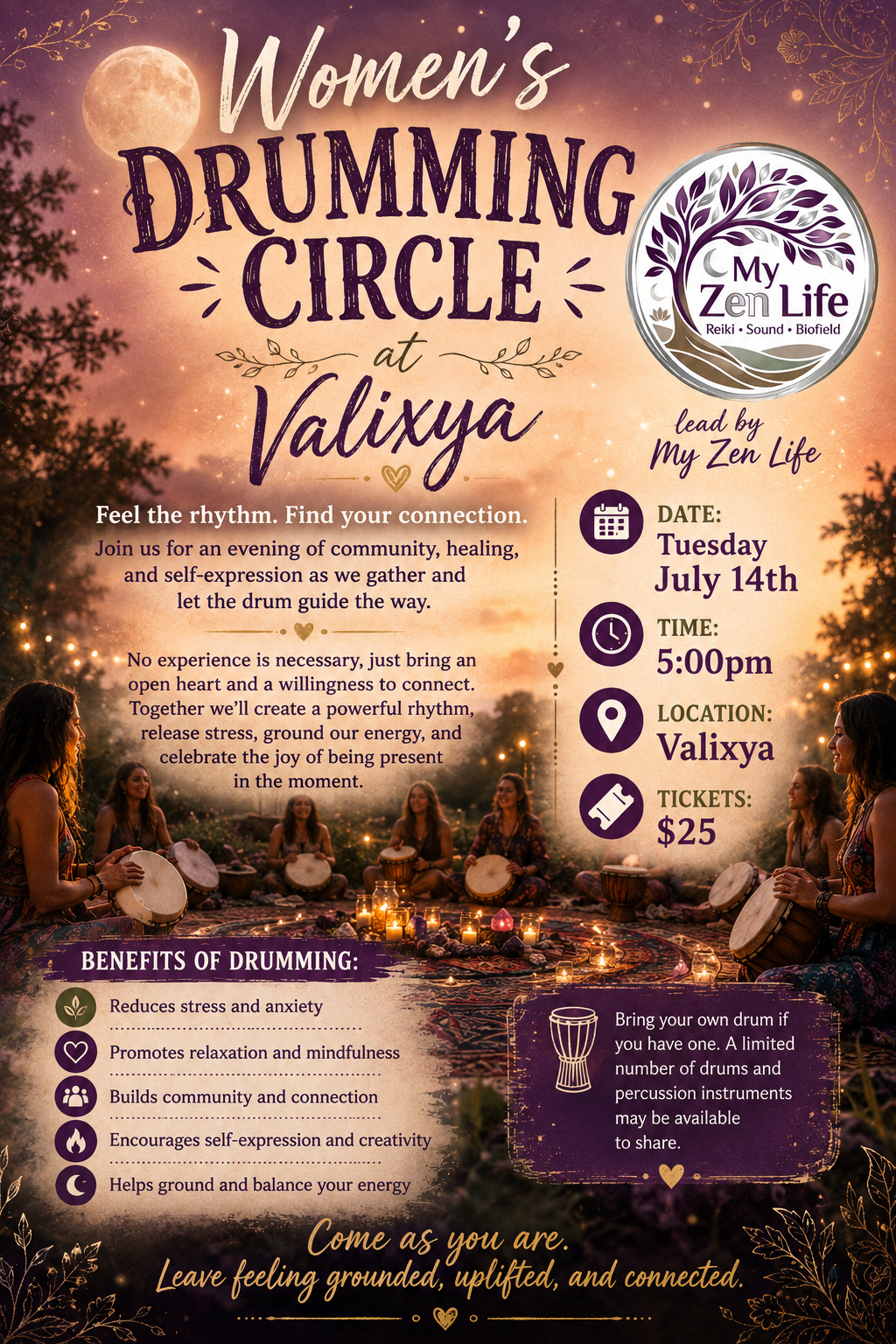 Women's Drumming Circle July 14th