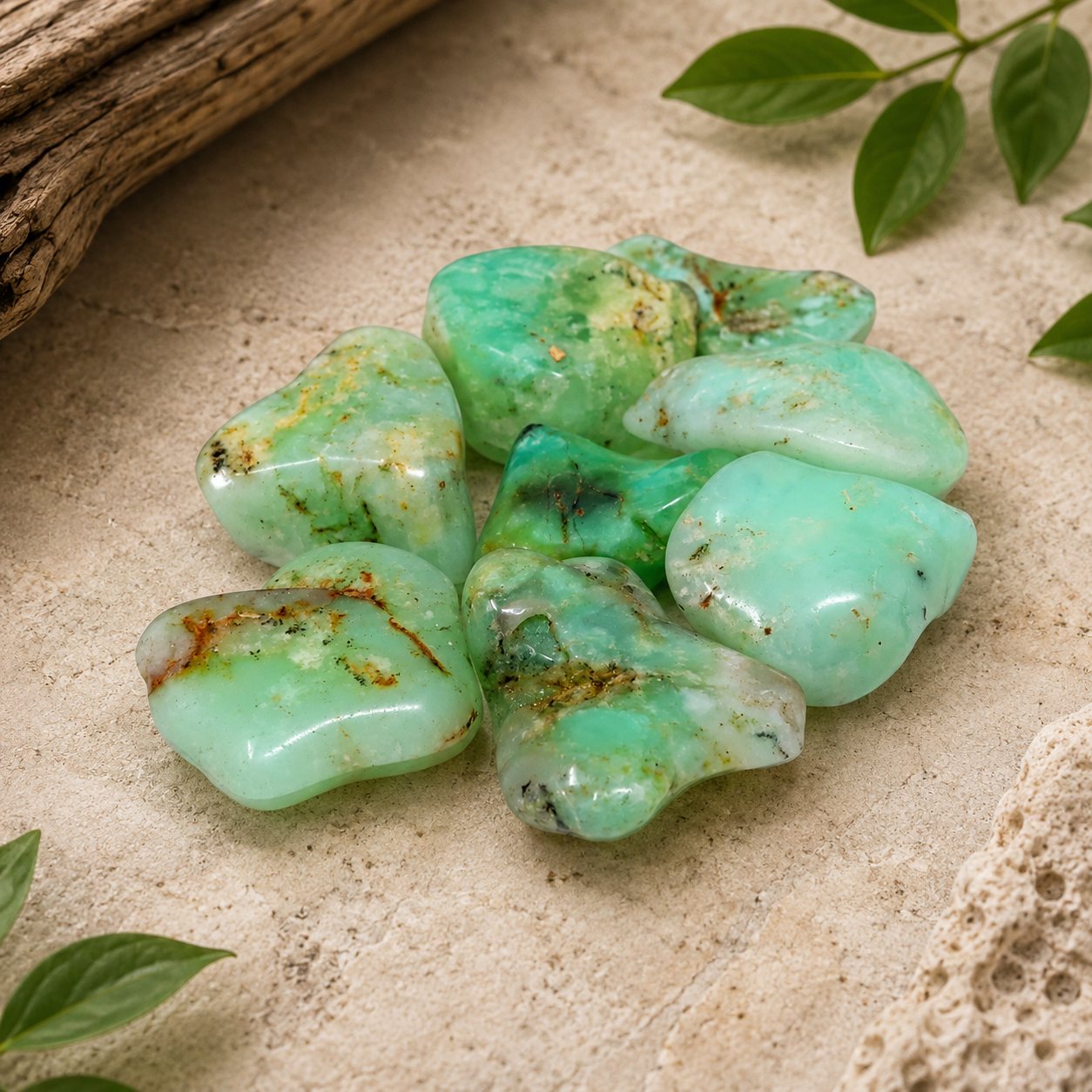 Chrysoprase Tumbled Stone