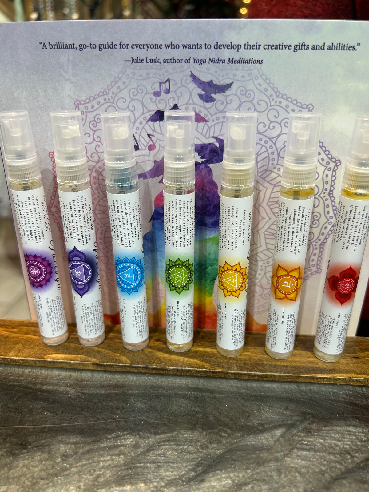 Throat chakra ritual mist
