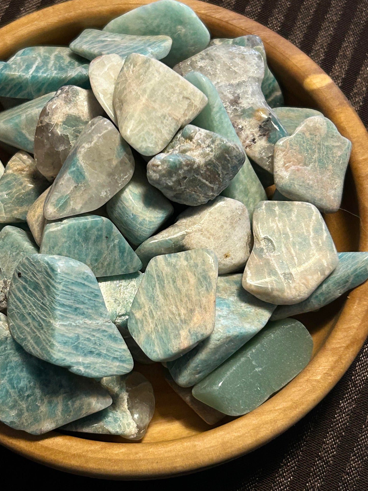 Amazonite tumbled stone