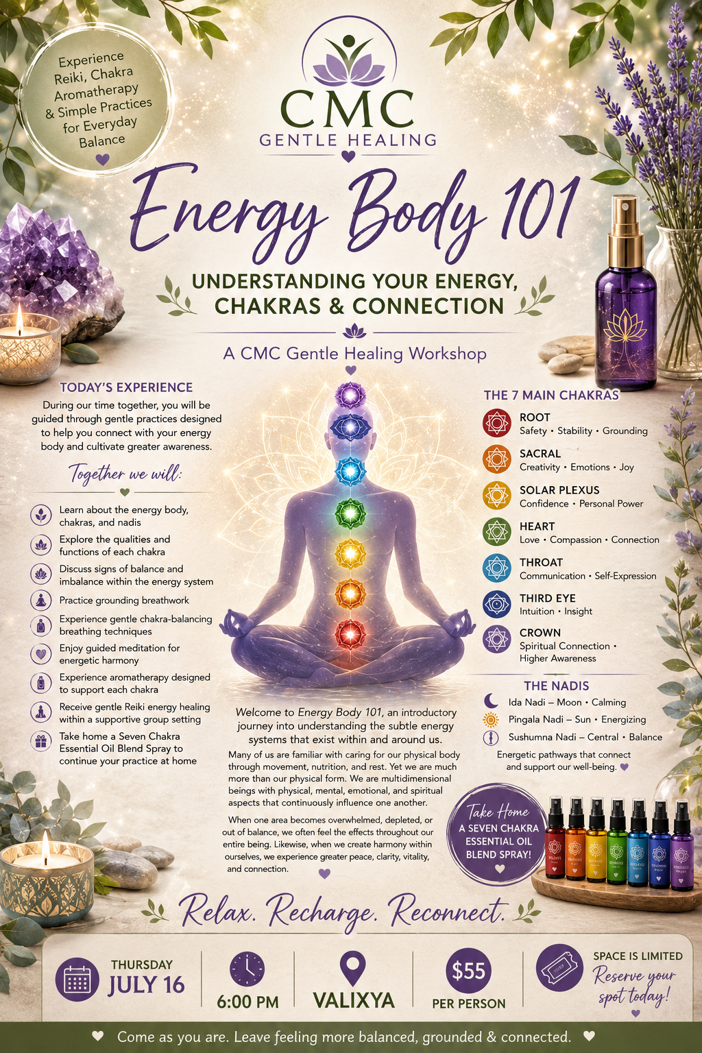 Energy Body 101: Understanding Your Energy, Chakras & Connection