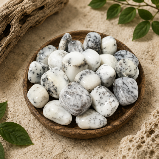 Dendritic Opal Tumbled Stone