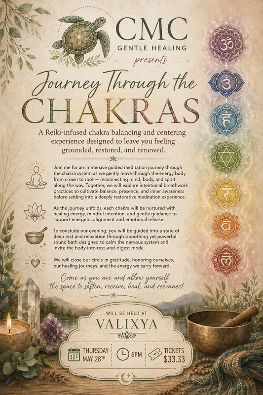 Journey Through the Chakras May 28th 2026