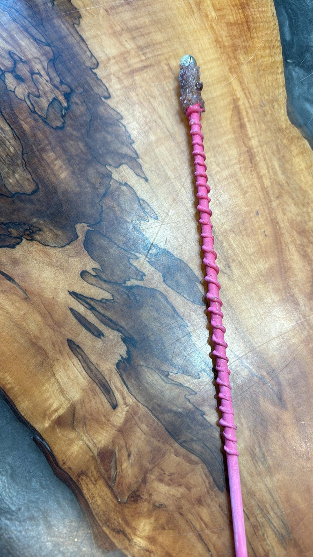 Pink & Rose Quartz Wand