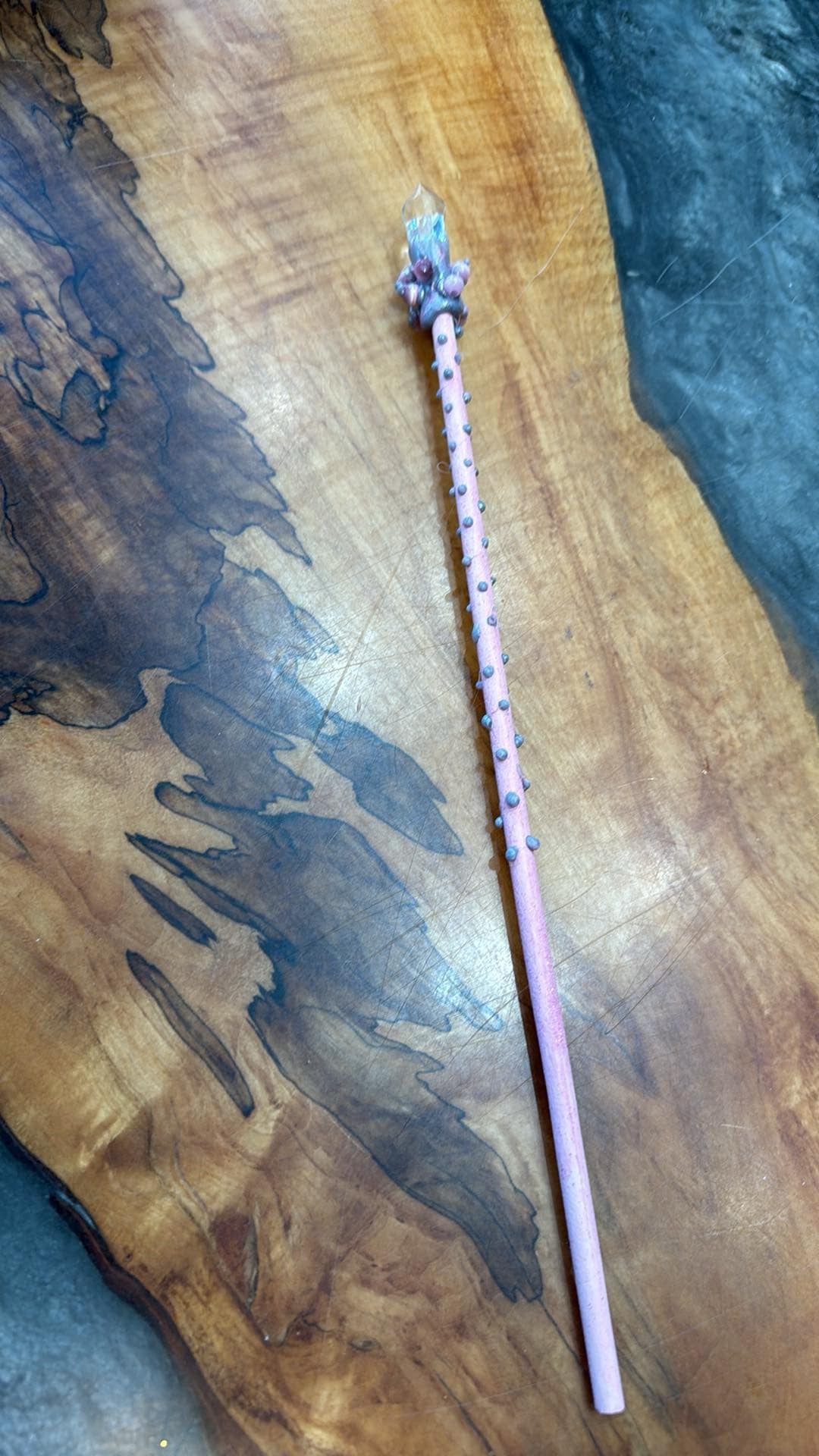 Pink Quartz Wand