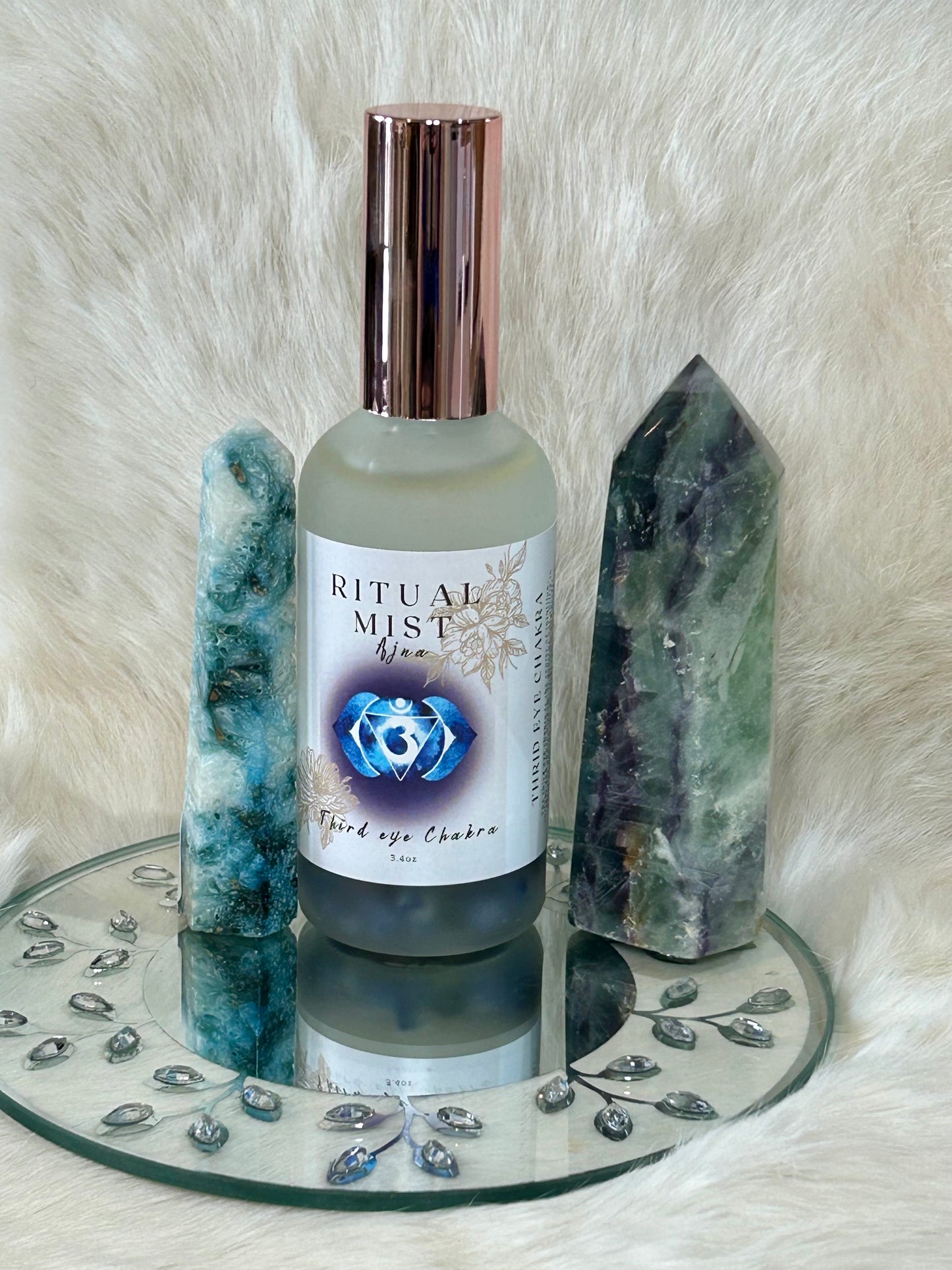 Third eye chakra ritual mist