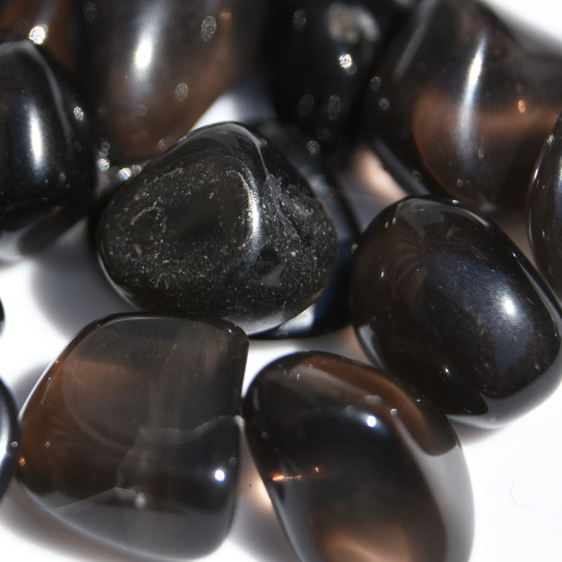 Apache Tears tumbled stone