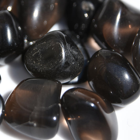 Apache Tears tumbled stone
